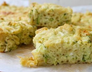 Zucchini macaroni