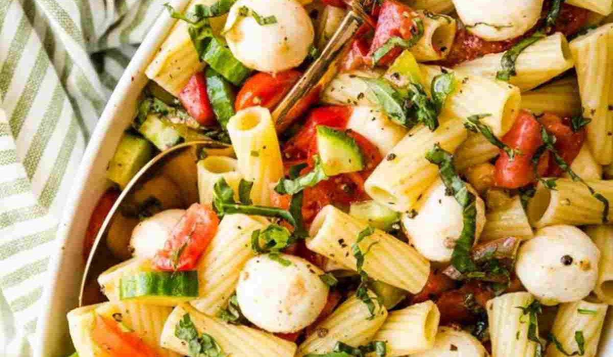  Italian Rigatoni Pasta Salad 