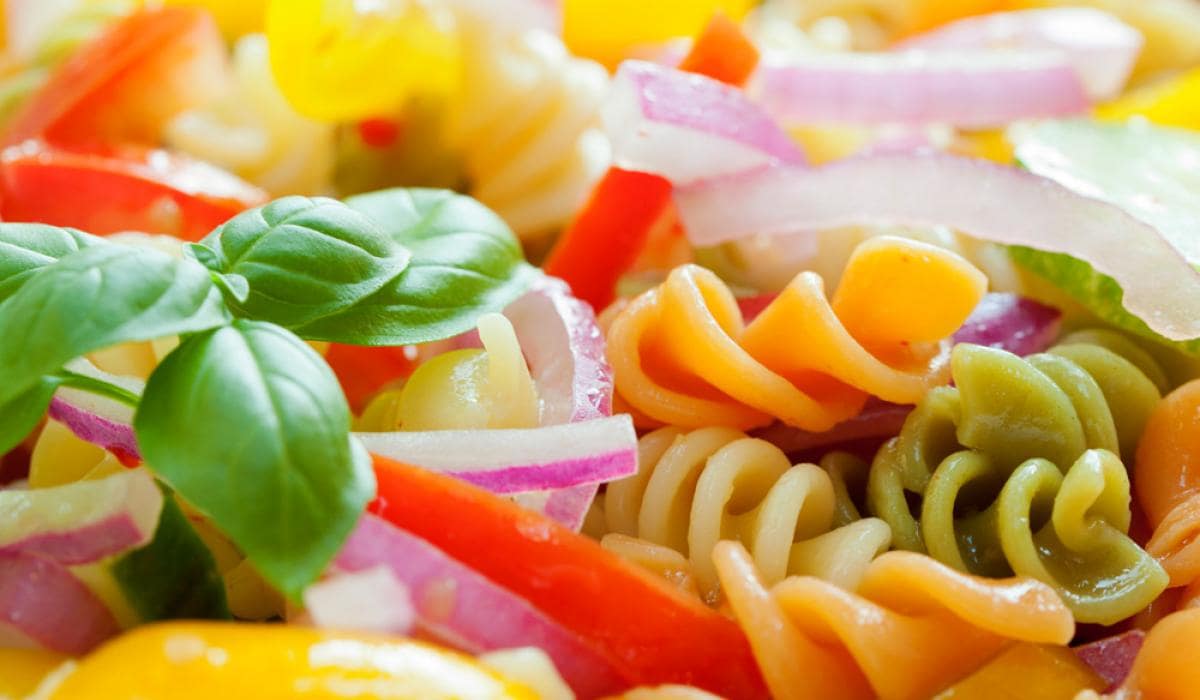  Pesto Pasta Salad with Mozzarella 