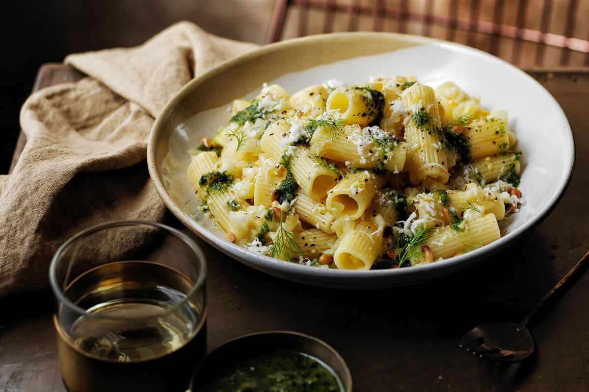  Rigatoni Pasta Bake Standing Up 