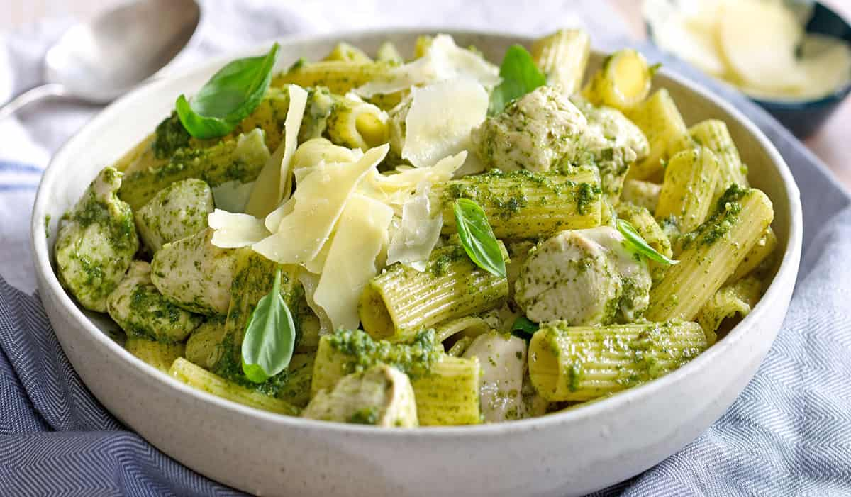  Pesto Pasta Salad with Chicken 