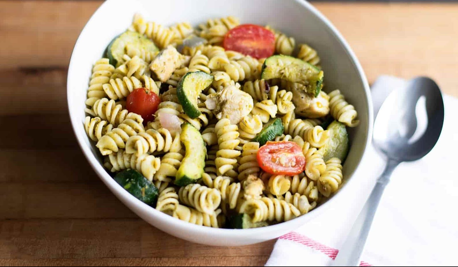  Pesto Pasta Salad with Chicken 