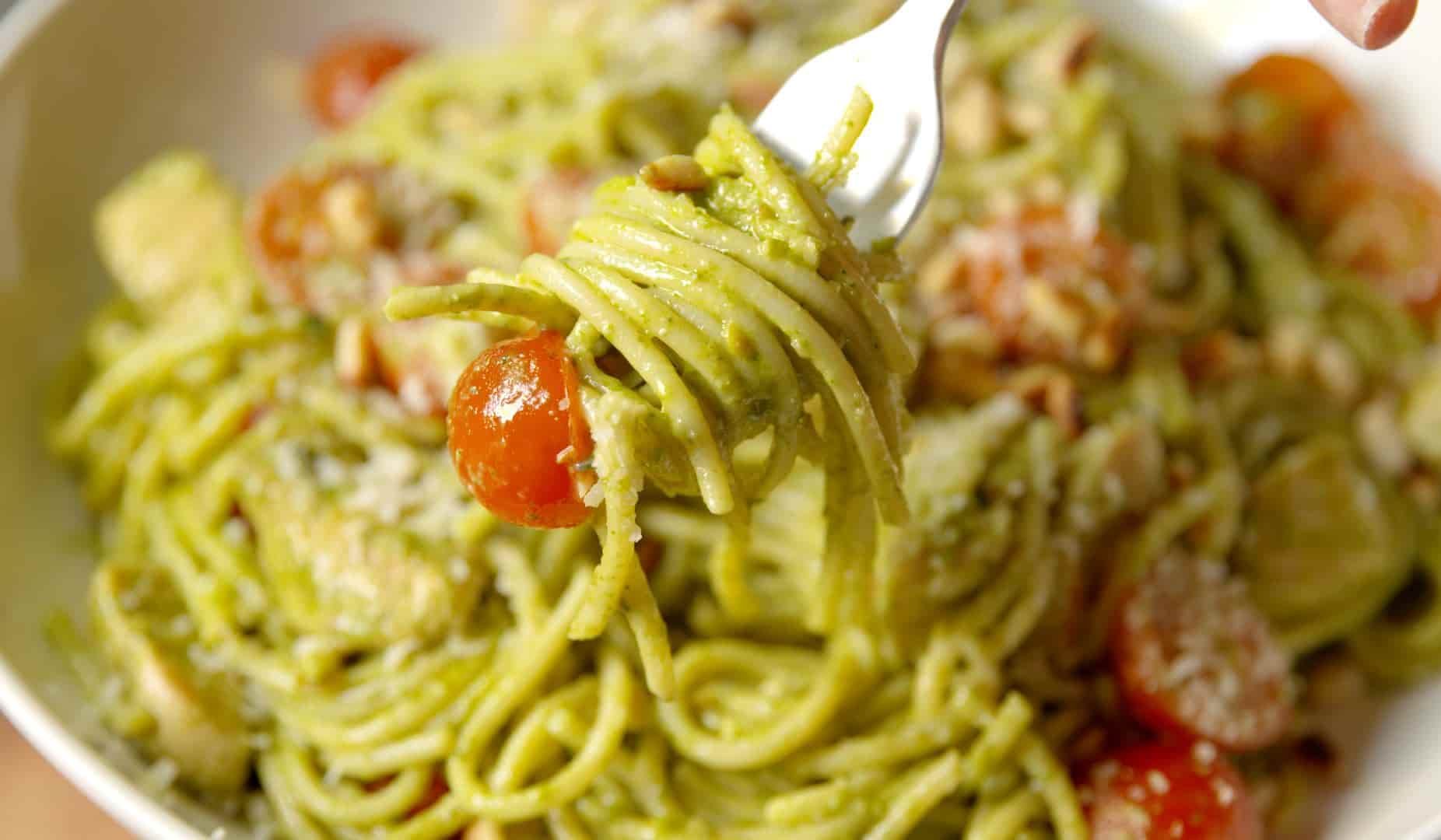  Pesto Pasta Salad with Chicken 