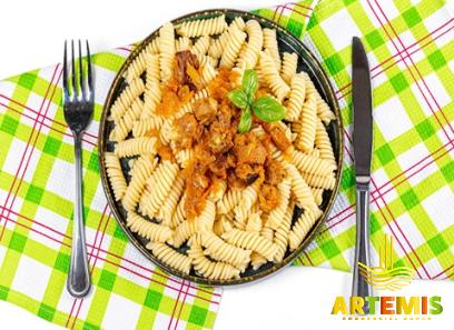 pasta spirals with complete explanations and familiarization