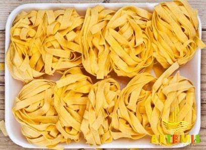 dried yellow noodles with complete explanations and familiarization